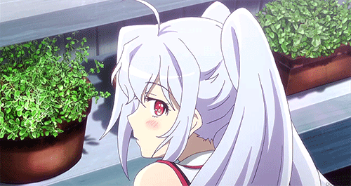 애니메이션 속 여캐들의 미소.gif | 인스티즈