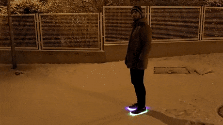 눈 위의 예술가.GIF | 인스티즈