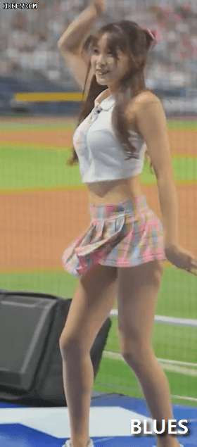 아이돌뺨치는 치어리더.gif (뒤 조심) | 인스티즈