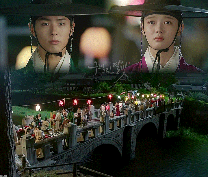 구르미그린달빛 조선 게이 로맨틱 풍등데이트.gif | 인스티즈