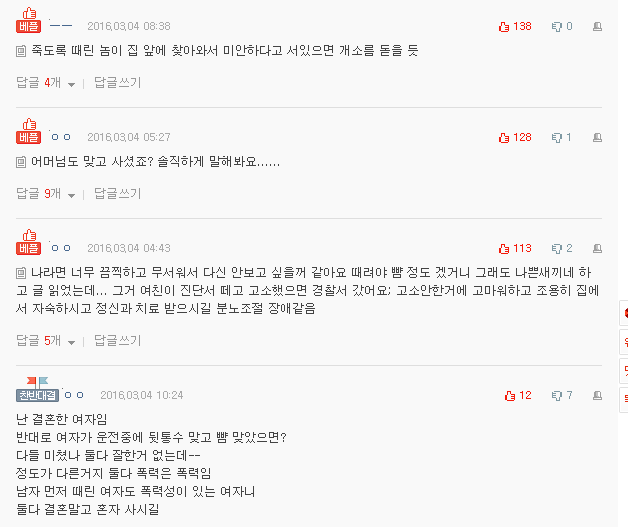 [판] 여자친구를 때렸습니다.. | 인스티즈