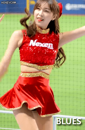 아이돌뺨치는 치어리더.gif (뒤 조심) | 인스티즈