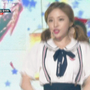 160805 뮤직뱅크 오마이걸 - 내 얘길 들어봐(A-ing).gif | 인스티즈