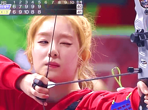 아이린 양궁.gif | 인스티즈