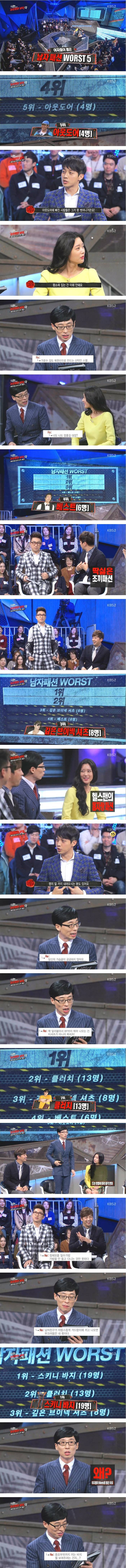 여자들이 싫어하는 남자 패션 WORST 5 | 인스티즈