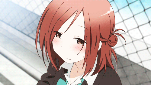 애니메이션 속 여캐들의 미소.gif | 인스티즈