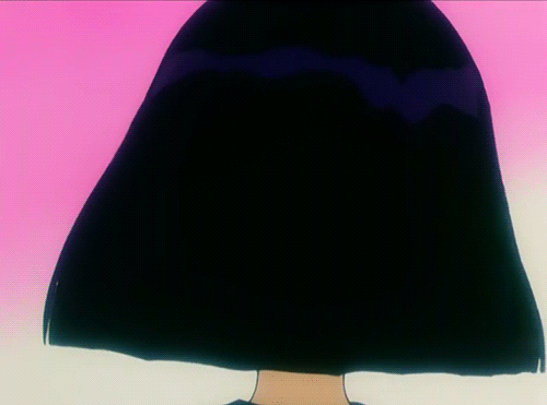 애니메이션 속 여캐들의 미소.gif | 인스티즈