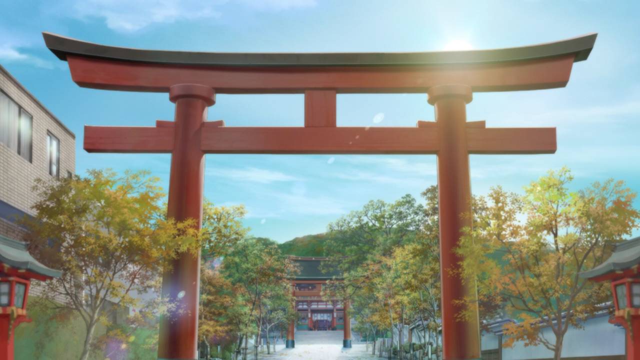 일본 동네+신사 분위기 낭낭한 애니메이션.jpg | 인스티즈