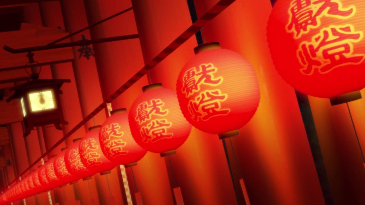 일본 동네+신사 분위기 낭낭한 애니메이션.jpg | 인스티즈