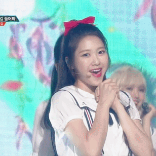 160805 뮤직뱅크 오마이걸 - 내 얘길 들어봐(A-ing).gif | 인스티즈