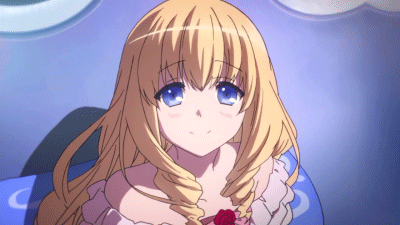 애니메이션 속 여캐들의 미소.gif | 인스티즈