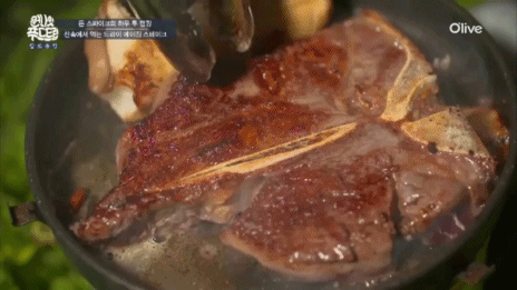 돈스파이크 스테이크 먹방.gif | 인스티즈