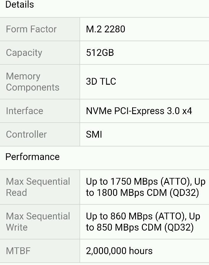 ADATA NVME M.2 ssd 500Gb 16.8만원 | 인스티즈