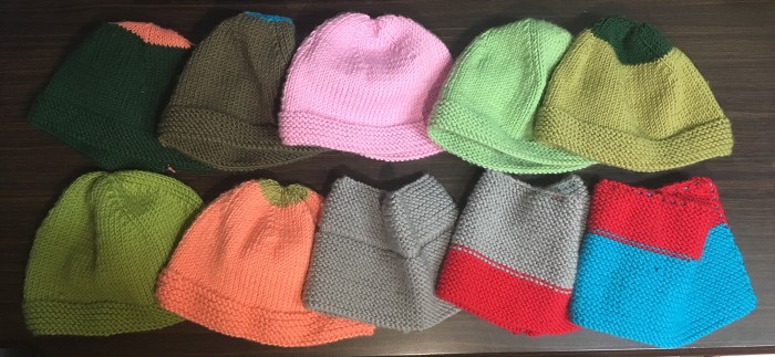 에이핑크 남덕들이 뜨개질을 한 이유 (210개의 털모자) | 인스티즈