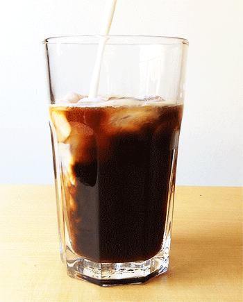 매일 마시는 음료! 시원한 아이스커피 움짤 gif | 인스티즈