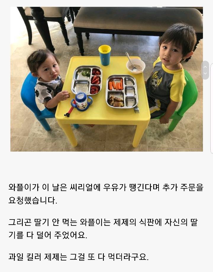 한국인 친구가 보고 놀란 미국 아기들의 유아식 | 인스티즈