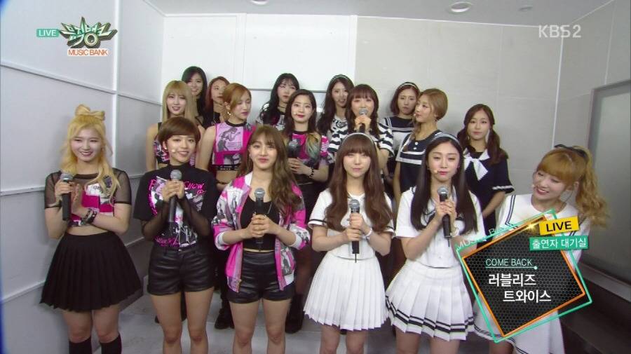 오늘자 뮤직뱅크 대기실 투샷.jpg (트와이스 & 러블리즈) | 인스티즈