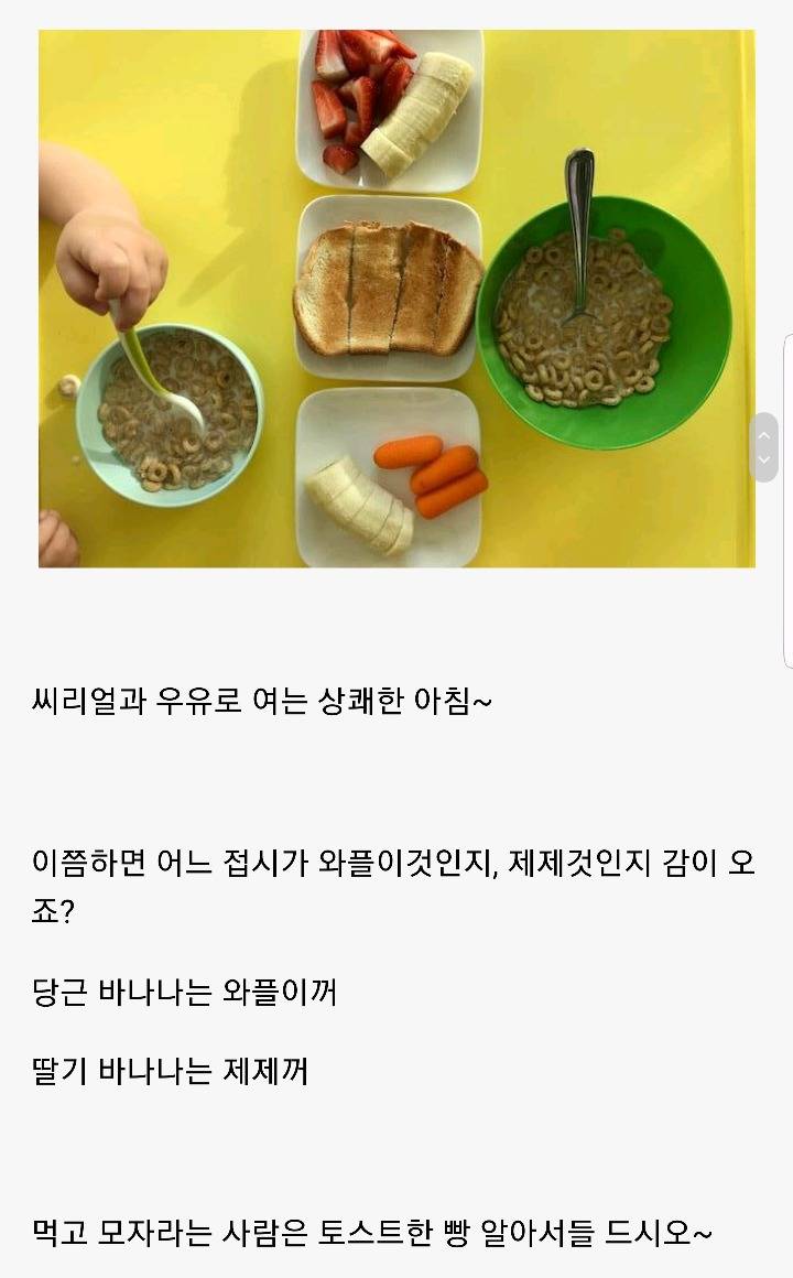 한국인 친구가 보고 놀란 미국 아기들의 유아식 | 인스티즈