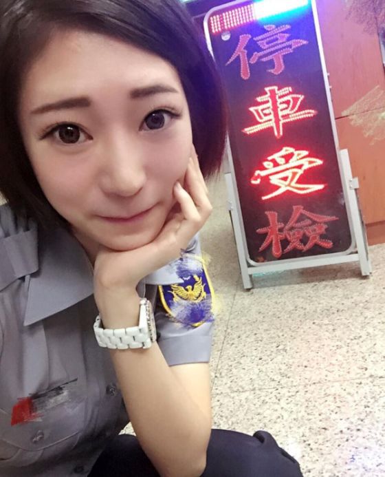 대만 여경의 미모 자랑 | 인스티즈