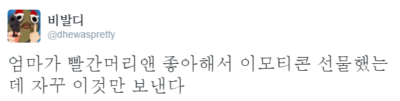 엄마가 빨간머리앤 좋아해서 이모티콘 선물했는데..jpg | 인스티즈