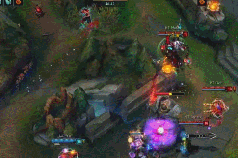 [LOL] 케스파컵 5경기 마지막 한타 분석.gif | 인스티즈