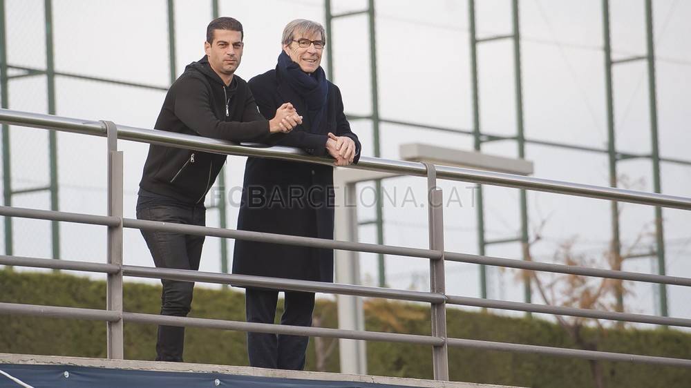 사라고사전 승호우 사진 (관람하는 바르사B 감독 외) | 인스티즈