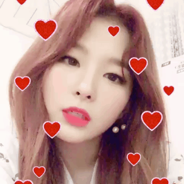 하트 날리는 귀여운 슬기.gif | 인스티즈