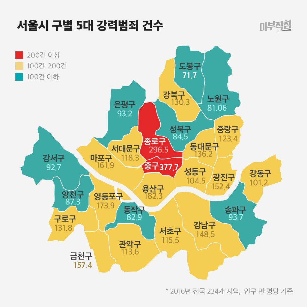2016 전국 범죄지도 | 인스티즈