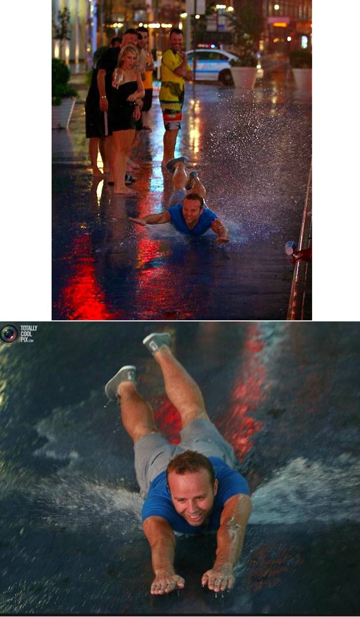 홍수에 대처하는 서양인들의 자세.gif | 인스티즈