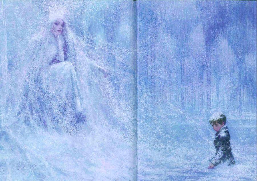 [ChristianBirmingham] 진짜 겨울 왕국에 온것 같은 눈의 여왕 삽화 일러스트 | 인스티즈