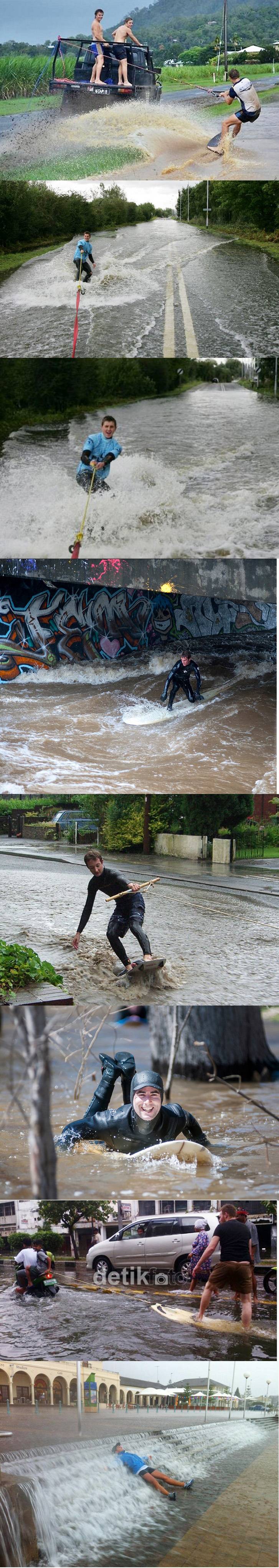 홍수에 대처하는 서양인들의 자세.gif | 인스티즈