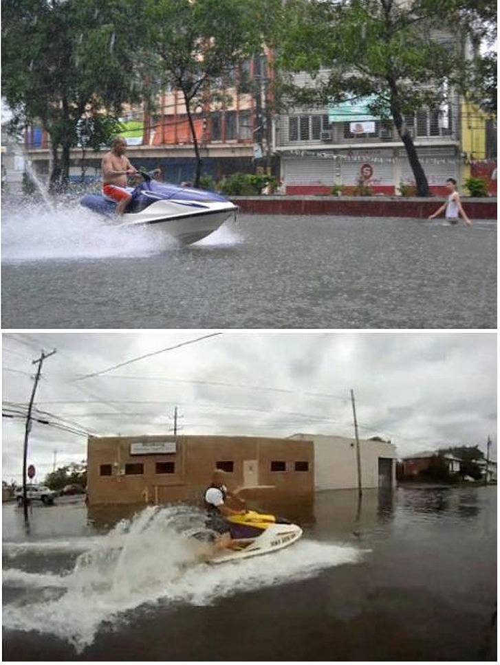 홍수에 대처하는 서양인들의 자세.gif | 인스티즈