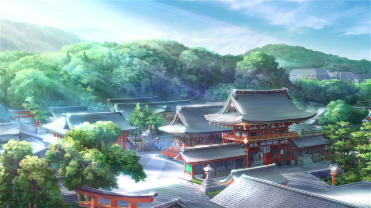 일본 동네+신사 분위기 낭낭한 애니메이션.jpg | 인스티즈