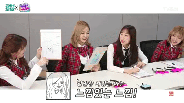 우주소녀 멤버들이 그려본 다른 멤버들 얼굴2 | 인스티즈