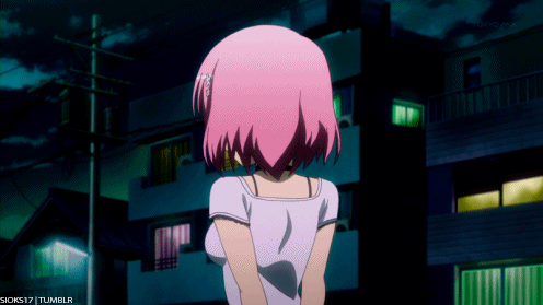 애니메이션 속 여캐들의 미소.gif | 인스티즈