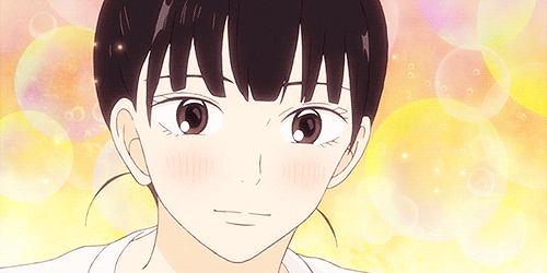 애니메이션 속 여캐들의 미소.gif | 인스티즈