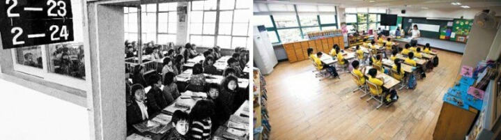 1970년대 와 2016년 초등학교 교실의 차이 | 인스티즈