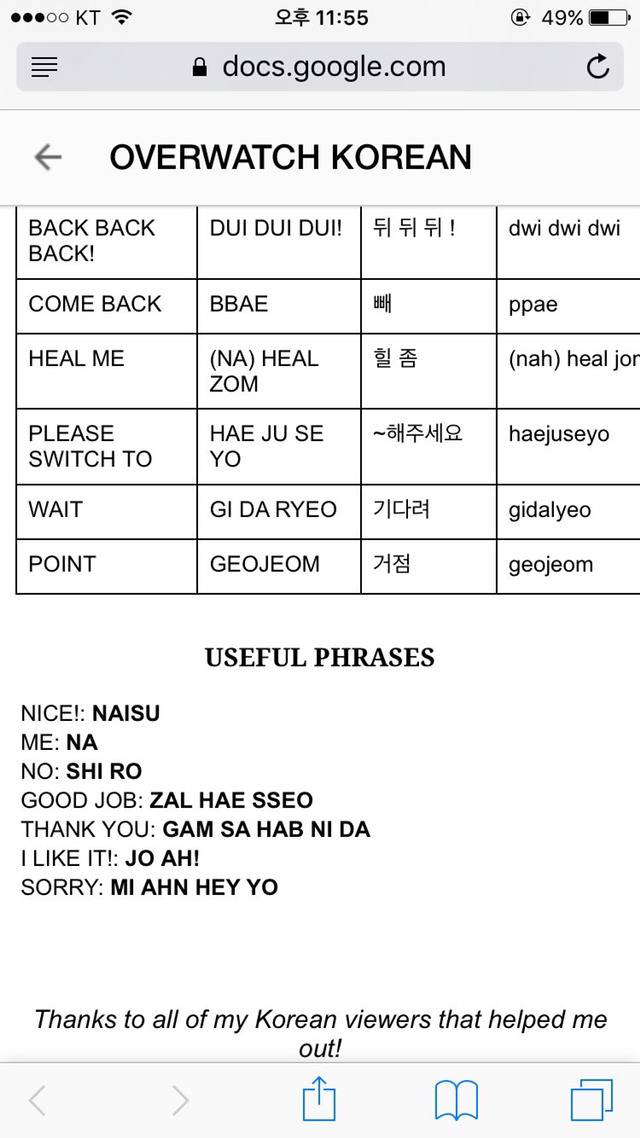언어는 언제나 그 분야의 선진국을 따라간다(오버워치) | 인스티즈