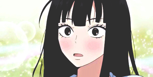 애니메이션 속 여캐들의 미소.gif | 인스티즈