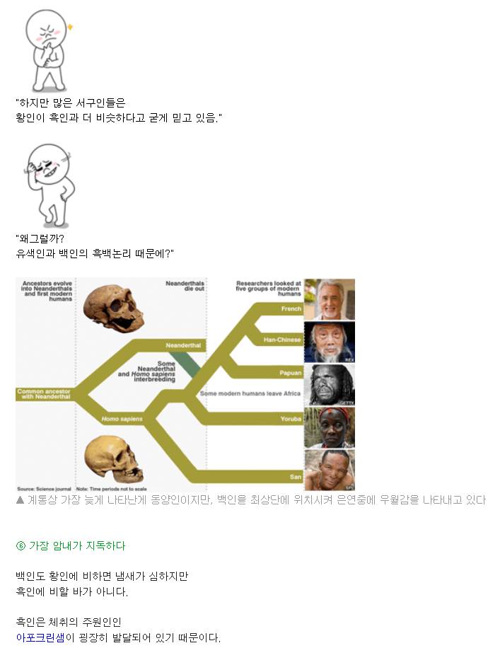인종별 특징~ | 인스티즈