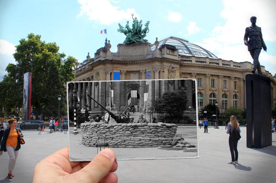 동일 장소에서 촬영된 프랑스 파리의 과거와 현재 | 인스티즈