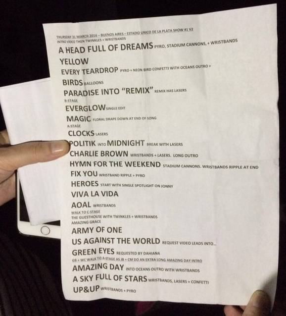 이 쯤에서 미리 보는 콜드플레이 콘서트 셋리스트.jpg | 인스티즈