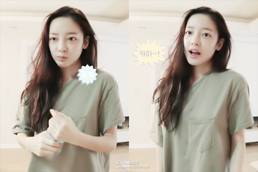 구하라 메이크업 정도의 차이 | 인스티즈