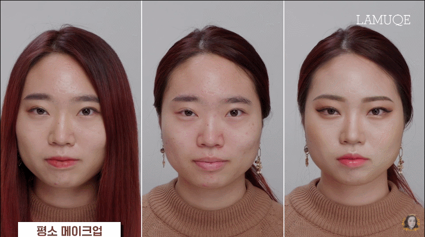 오늘자 뷰티유튜버 라뮤끄 성형메이크업 | 인스티즈