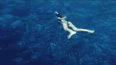 프리다이빙하는 NS윤지 | 인스티즈