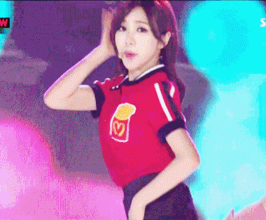 [AOA] 윙크를 못하는 민아.gif | 인스티즈