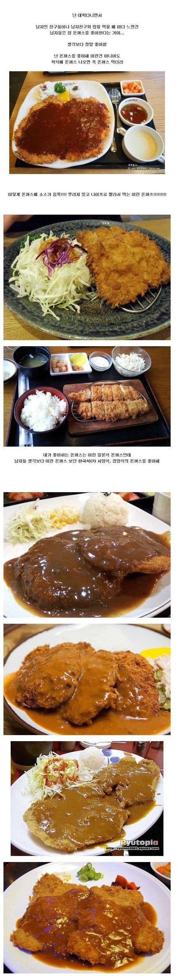 남자들이 좋아하는 돈깨스 | 인스티즈