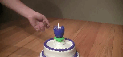 참신한 케이크 촛불.gif | 인스티즈