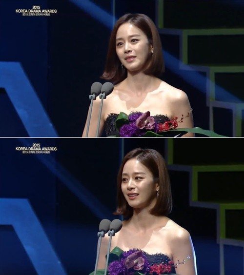 자기 전에 다시 올리는 코리아드라마어워즈에서의 김태희 사진 | 인스티즈