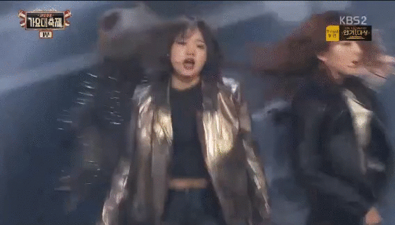 가요대축제 신비,슬기,청하,모모,유정 걸크러쉬 움짤.gif | 인스티즈